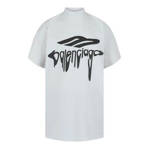 Balenciaga 3B Liquified Vintage Oversized T-Shirt Multi Mens